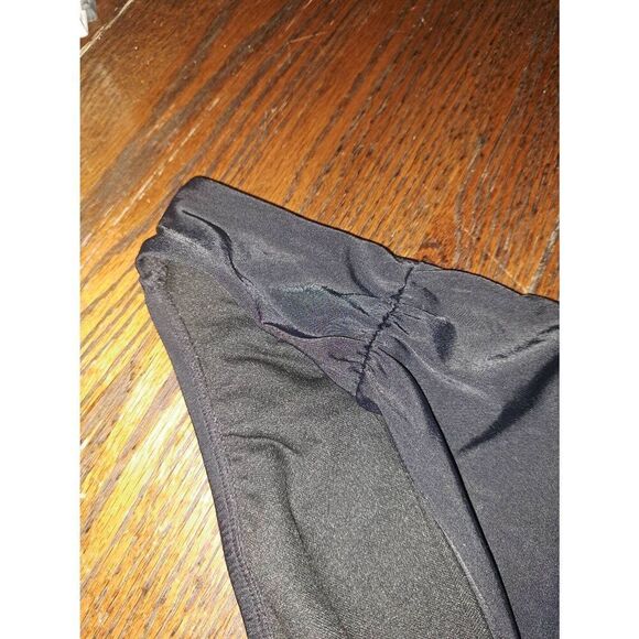 New XL Aqua Couture Black Bikini Swimsuit Bathing Suit Swimwear Bottoms - Picture 2 of 4